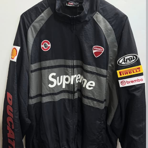 (제시🚨) 슈프림 X 두가티 트랙 바람막이 자켓