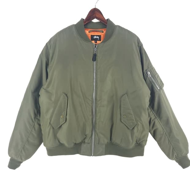 [남XL]스투시x꼼데가르송 MA-1 봄버 자켓[Y61-310]