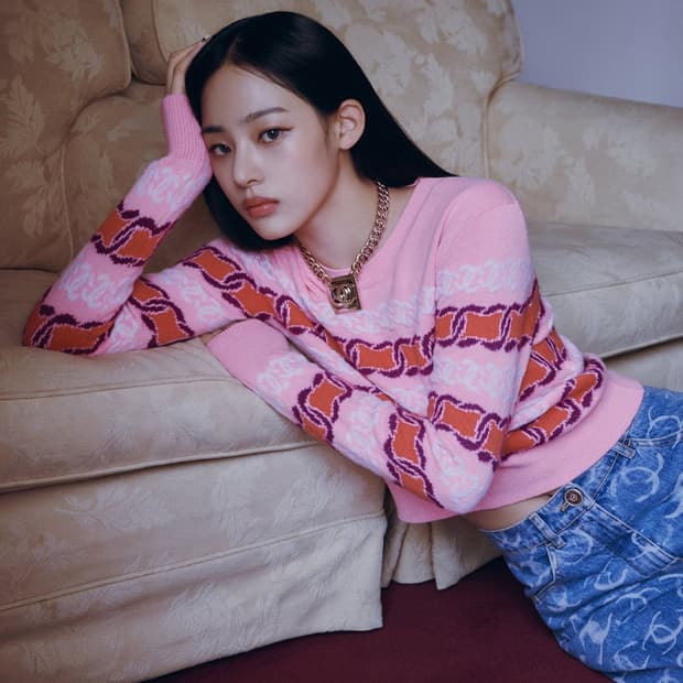 샤넬 CC체인 캐시미어 니트