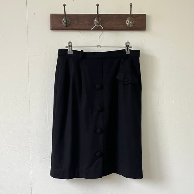 japan vtg 페이크 버튼 스커트