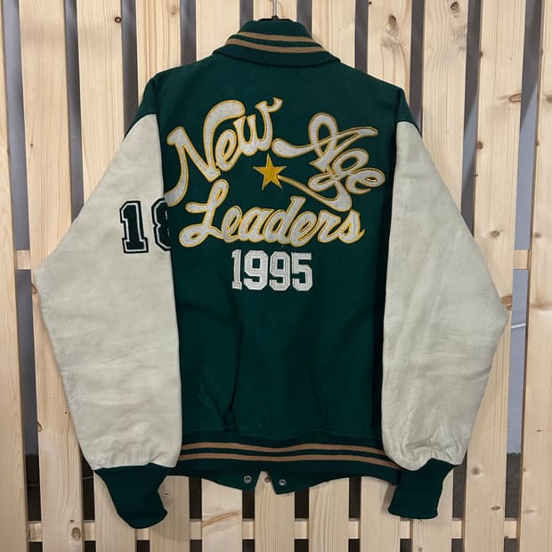 (L)90s USA 미제 바시티 자켓 