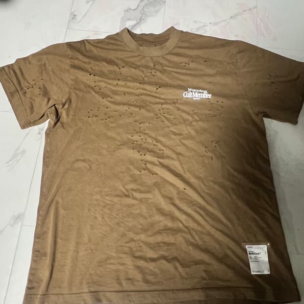 Satisfy MothTech 러닝 티셔츠 브라운 4