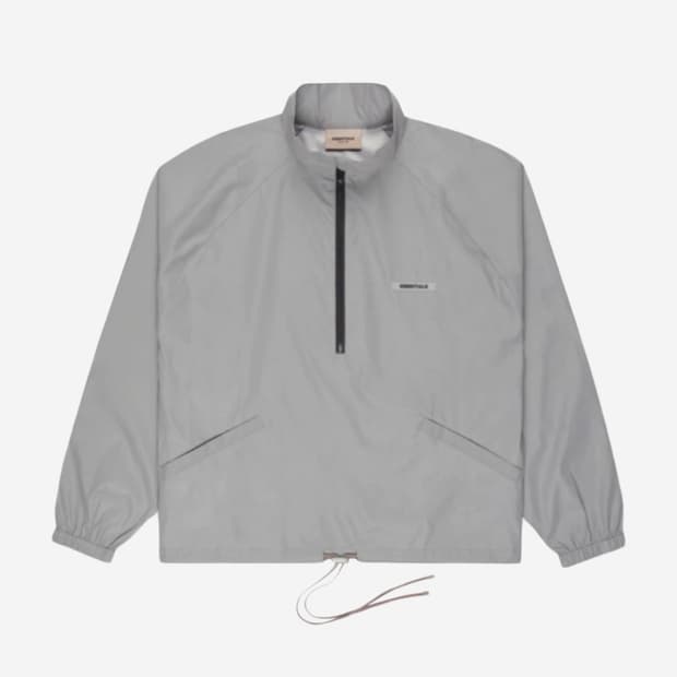 [XXL] 피어오브갓 에센셜 트랙자켓 아노락 리플렉티브 실버