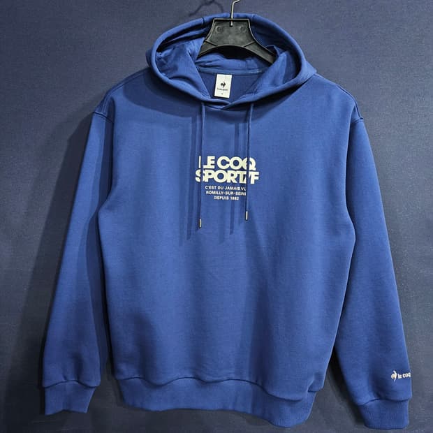 르꼬끄 블루컬러 남성 세미오버핏 95 후드티 