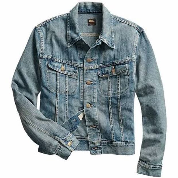 RRL 271 데님 트러커 자켓 리랜드 워시 XL사이즈