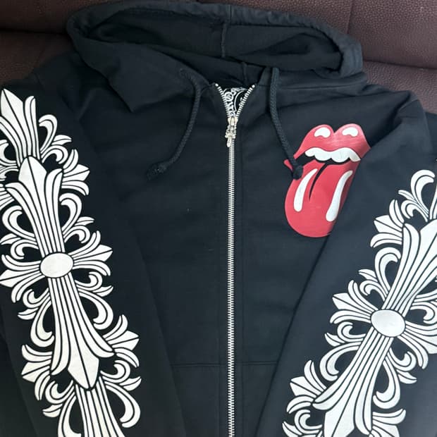 크롬하츠 후드집업 롤링스톤즈 m새상품급