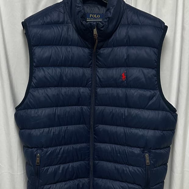 no.111 폴로 랄프로렌 패커블 네이비 경량패딩 조끼 xl
