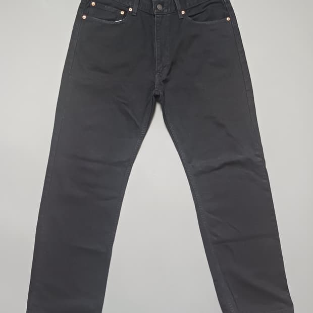 [34] 리바이스 555 96 릴렉스 스트레이트 블랙진 청바지