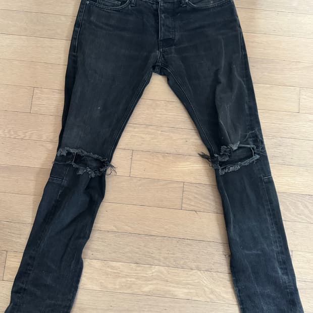 29/ Fear of God 피오갓 4th 블랙 데님 무파진