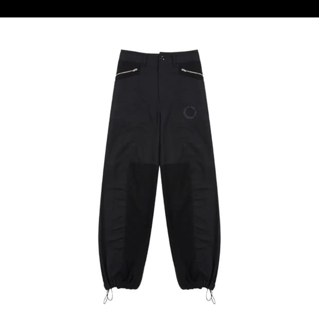 마뗑킴 테리 믹스 나일론 팬츠 블랙 s