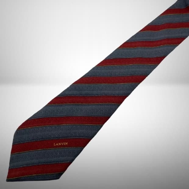 21) (LANVIN) 랑방 패턴 넥타이