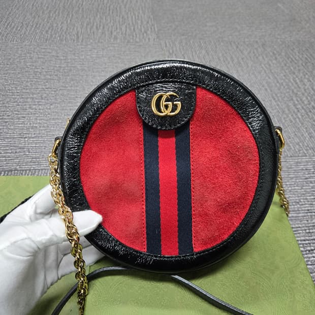 [특가][정품] 구찌 오피디아 벨벳 라운드백