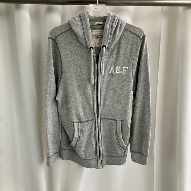 아베크롬비 그레이 후드집업 XL