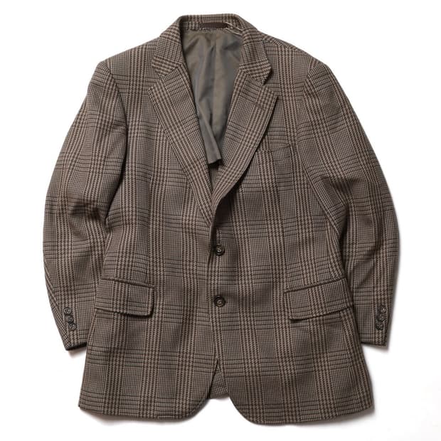 버버리 Burberry 3B Check Pattern Wool Blaze