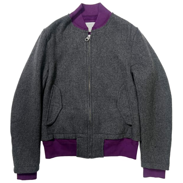 KOLOR 울 캐시 블루종 (3)