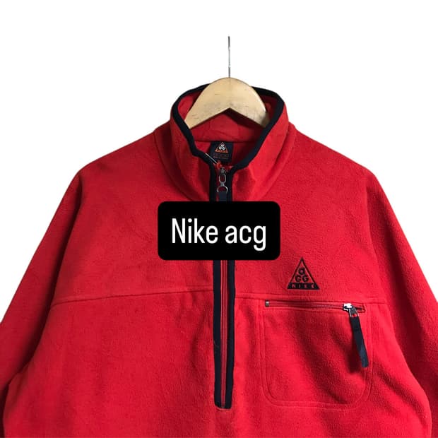 나이키acg 후리스 아노락 자켓