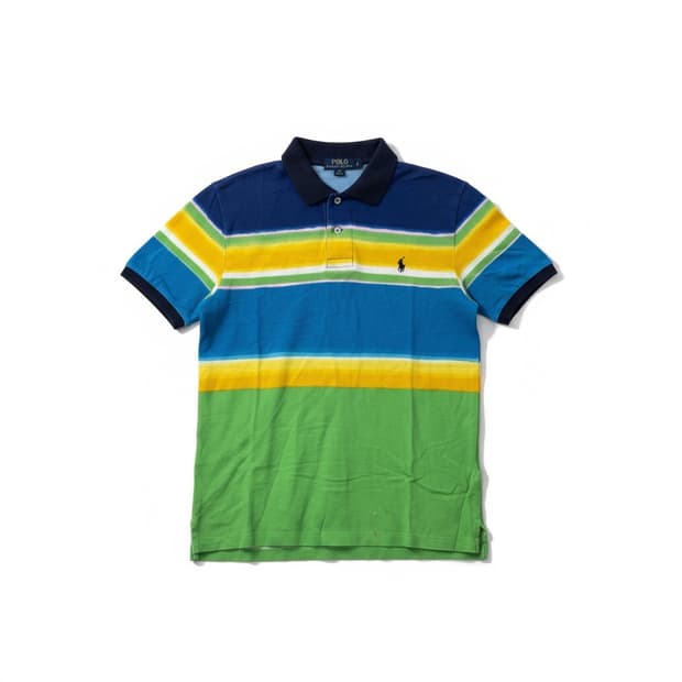 폴로 랄프로렌 스트라이프 반팔 카라티 L