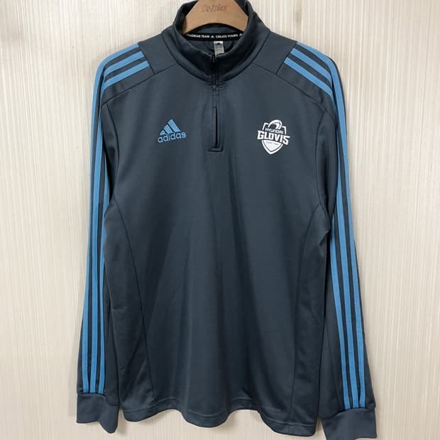 아디다스재팬 현대글로비스럭비단 선수실착 트레이닝탑 L