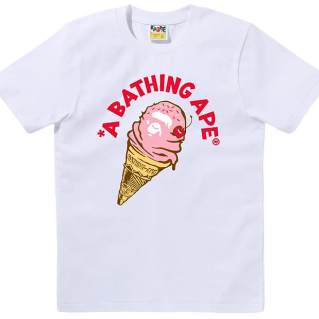 베이프 아이스크림 반팔티셔츠
