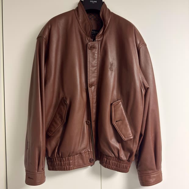 Saint Laurent 생로랑 빈티지 가죽 자켓