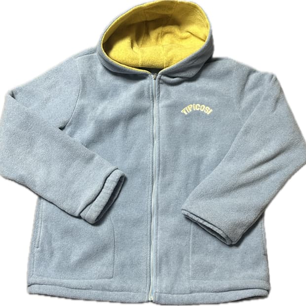 TIPICOSI 옐로우&베이비블루 후리스 집업