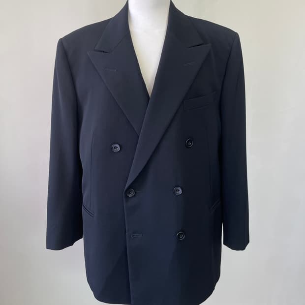 헌츠맨 더블 브레스티드 테일러드 자켓