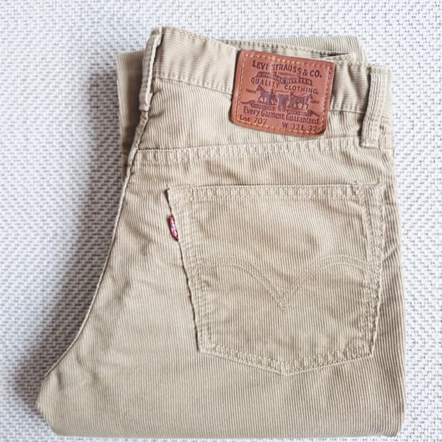 00's 리바이스 707 부츠컷 코듀로이 32