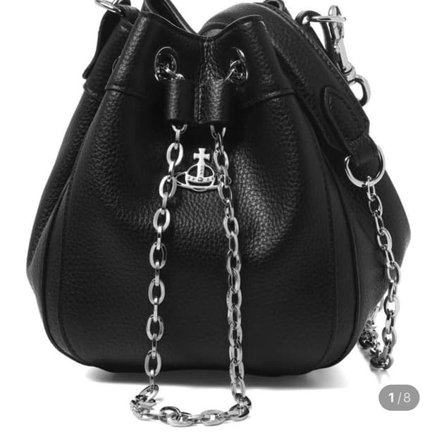 비비안웨스트우드 크리시 비건 버킷백(복조리백)