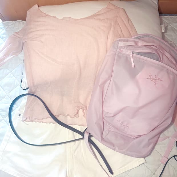 아크테릭스 헬리아드 핑크 백팩