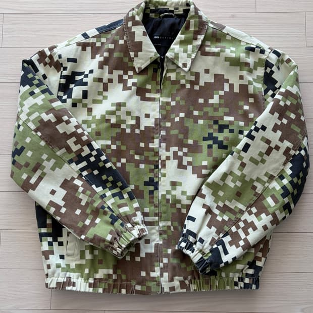ASOS DESIGN 아소스 디자인 픽셀 카모 자켓 M (103)