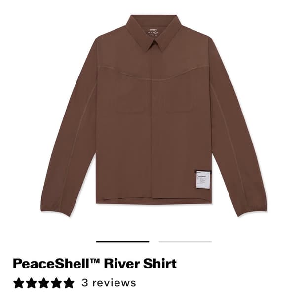 Satisfy River Shirt  Rocky Road L