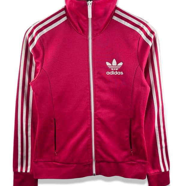 아디다스 핑크 트레포일 트랙탑져지 샘플버젼3103