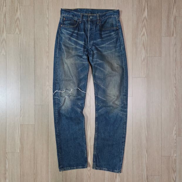 리바이스 90s 501 워싱 데님 팬츠