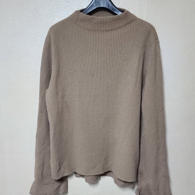 타임 포스트모던 골지 반목 니트