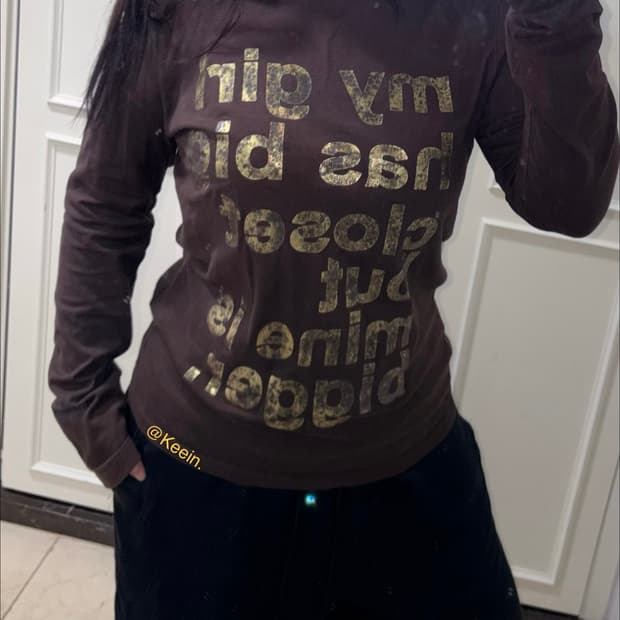 Jack&jill lettering  longsleeve