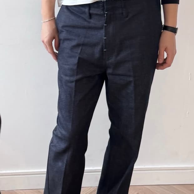 리젤서비스 컷오프 데님팬츠