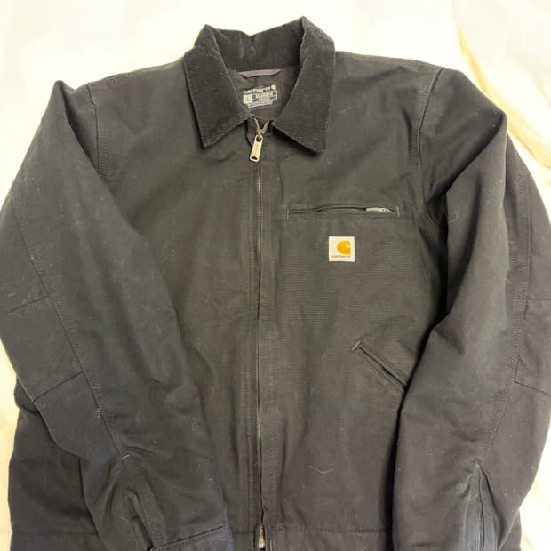 칼하트 103828 덕 디트로이트 자켓 라지 블랙