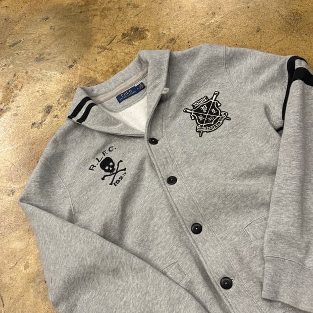 폴로 랄프로렌 그레이 가디건 