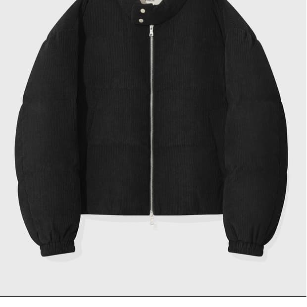 키뮤어 코듀로이 구스 패딩 XL 정품