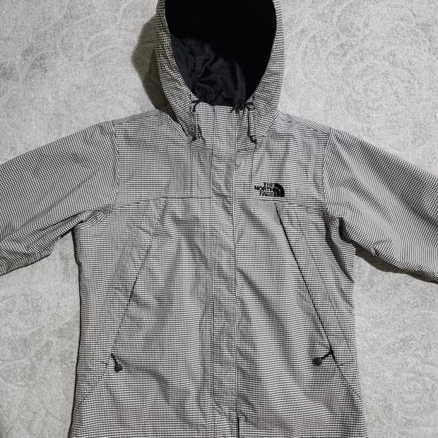 *노스페이스 하운드투스 체크 바람막이 (85사이즈)