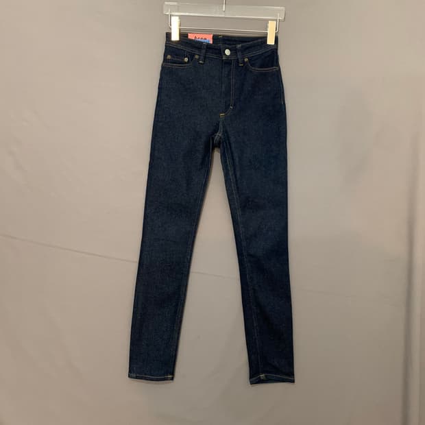 24인치 아크네스튜디오 블라 콘스트 진청 인디고 스판 데님 청바지