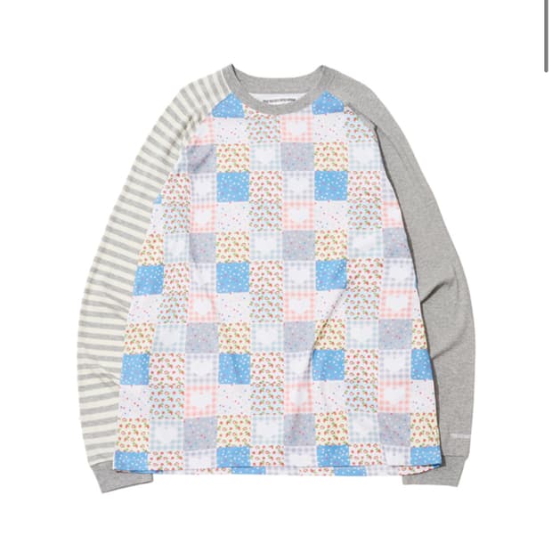 PATCH PRINTED LONG SLEEVE (GREY) 