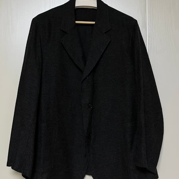 코모리 캐시미어실크 자켓 / 차콜 / 1 (95–100)