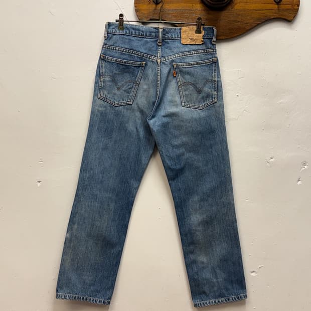 80s Levi's 515 Orange Tab Straight Denim