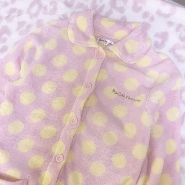 도트 리락쿠마 잠옷 코리락 고전 희귀 빈티지 stc 진리 쿠키집