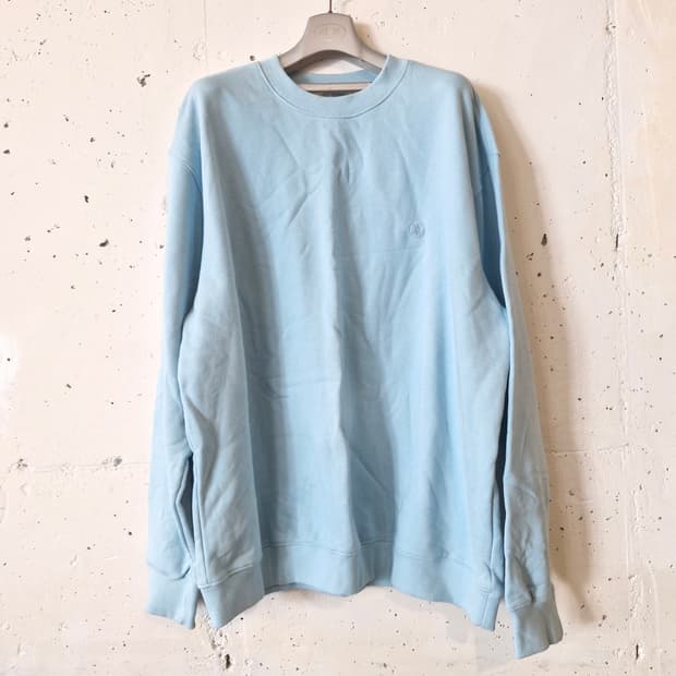 라이풀 자수 로고 하늘색 맨투맨 티셔츠 새상품