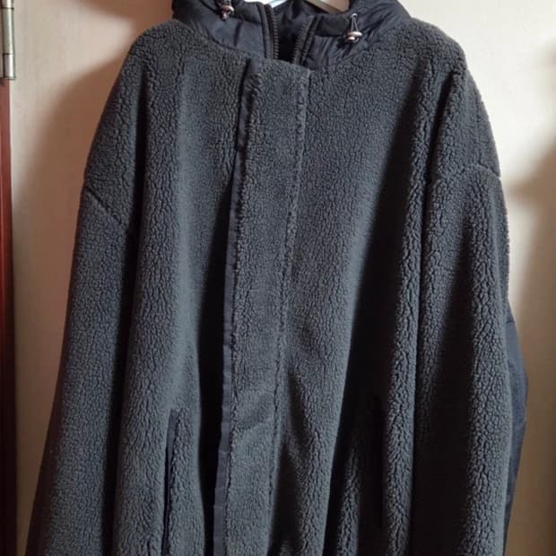 라퍼지스토어 후리스 집업 L 차콜