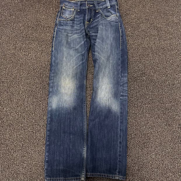 리바이스 523 화이트탭 데님 청바지 팬츠 28인치