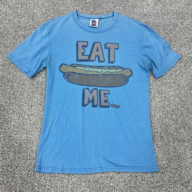 JUNK FOOD 빈티지 프린팅 반팔티