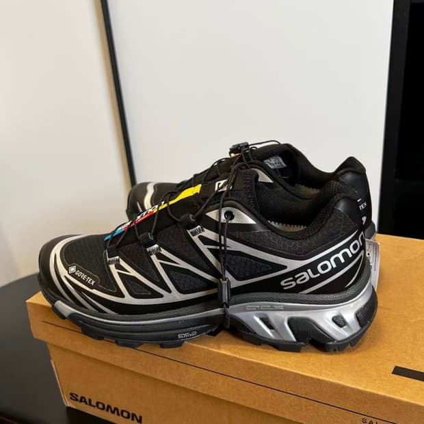 살로몬 XT-6 고어텍스 블랙 실버 250MM